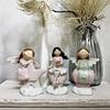 Guardian Angel Resin Statue, Friendship Figurine for Living Room Shelf, Trending Gift for Sister Bestie