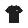 Vans Classic Letter Print Pullover Loose Round Neck Short Sleeve T-Shirt Unisex Tops Black VN000905BLK