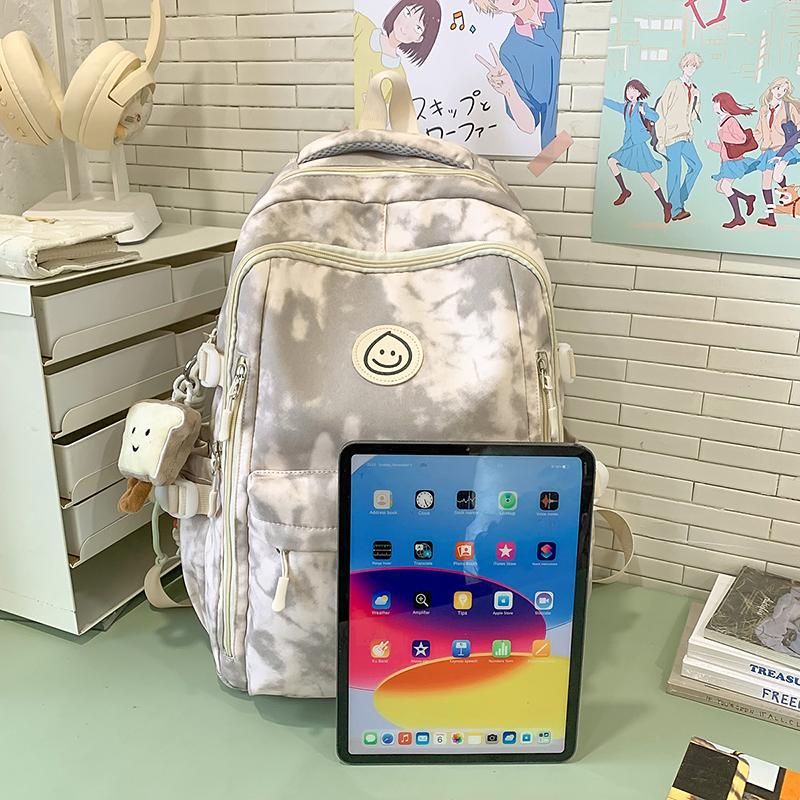 Sac d'école pour lycéen(ne)s, sac à dos grande capacité pour femmes