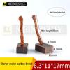 Escovas de Carvão para Motor de Arranque para Wuling Zhiguang, Changan Star, Van Xiali e Xiaokang - Tamanho: 6.3x11x17mm