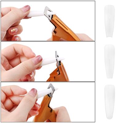 Professional Fake Nail Cutter Nail Cipper Manicure Trimmer Tools Steel Nail Stainless Tips Cutter U Type Acrylic Fake Nail Edge