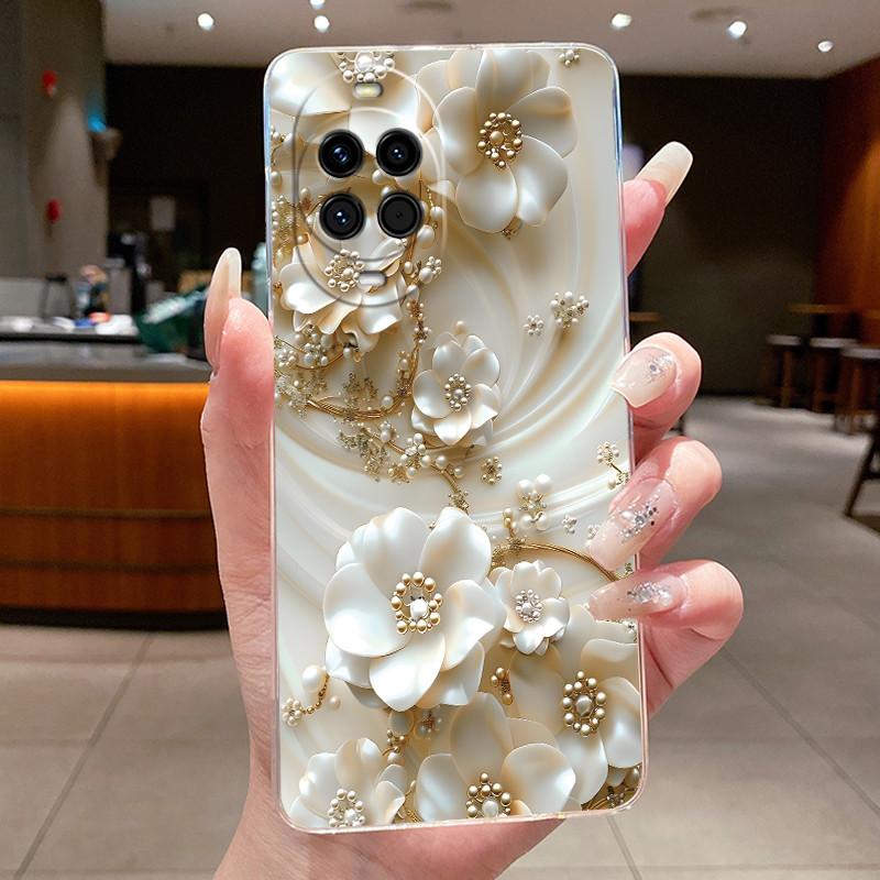 Nova14 Case Clear Luxury Fashion Butterfly Flower Soft TPU Silicone Back Cover For Huawei Nova 14 Pro Transparent Phone Cases