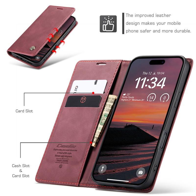 Retro Frosted Leather Flip Phone Case for Samsung NOTE20 Ultra/10 Plus with Card Slot & Stand