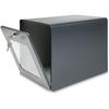 BURG WACHTER Galvanized Steel Balneaire Mailbox - Glazed Rear Door - Anthracite Grey