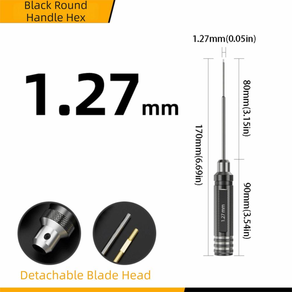 High-speed Steel Hex Screwdriver Tool TiNi Coating Precision Hex Driver  Airplane Repair