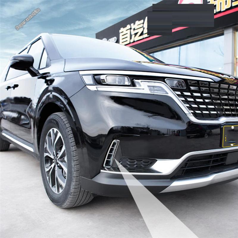 Ozdobna osłona listwy brwiowe powieki lampy przeciwmgielnej przedniej samochodu do Kia Carnival KA4 - 2024 Akcesoria ABS Zestaw zewnętrzny