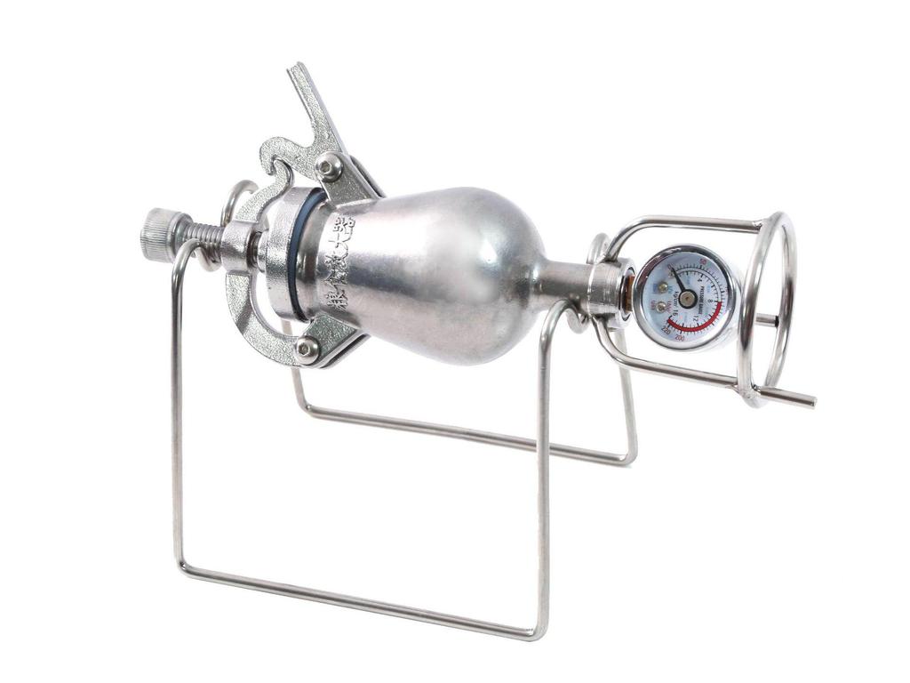 Hand-Cranked 304 Stainless Steel Popcorn Maker - Gourd-Shaped Pressure Cooker
