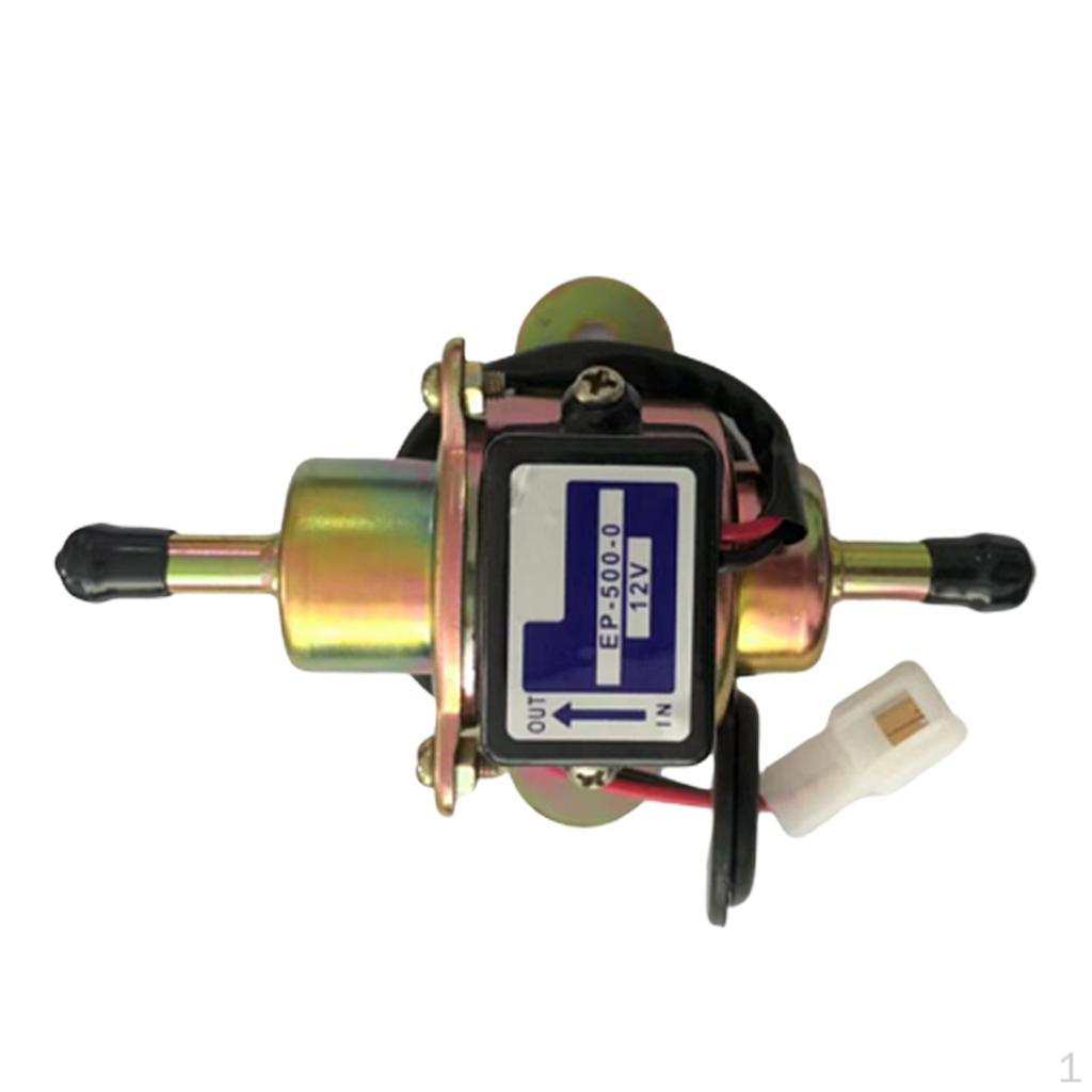 Universal Gas Inline Low Pressure Electric Fuel Pump 12V 4-7PSI 70L/H