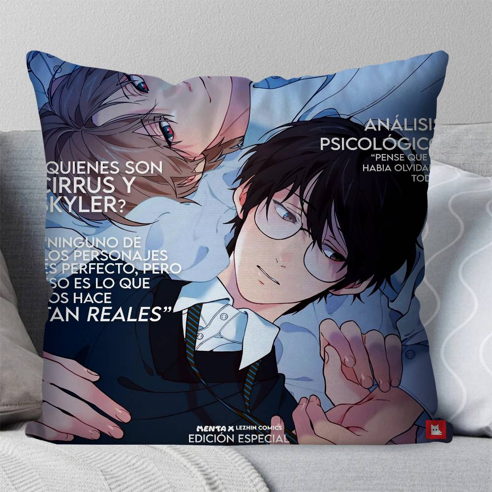 Lost In The Cloud Anime Pillow Case Fashion Square Pillowcase Bedroom Sofa Room Ins Decoration Leisure