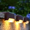 4 Solar Outdoor Deck Lights,Outdoor LED Decorative Lights,Garden Walk Lights,Outdoor Fence Lights,Outdoor Stairs, Steps