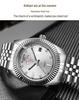 Men's Classic Gold Quartz Steel Band Watch