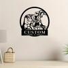 Metal Goat Wall Decor Handmade Outdoor Indoor Animal Art