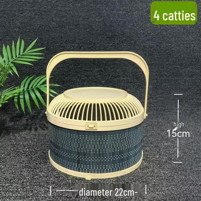 Jing Yu Heng Imitation Bamboo Plastic Portable Bird Cages (Pack of 10)