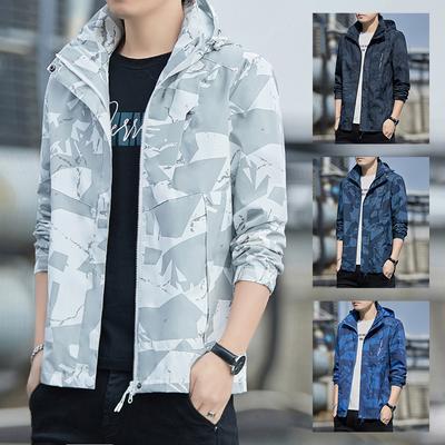 Vår Ny Casual Jakke Herre Vårtrend Vanntett Utendørsjakke Herreklær