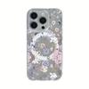 Colorful Flower Cases for Apple: Compatible with iPhone 17 Pro, 16 Plus Magnetic, 15 Transparent, 14 Pro Hard Case, 13, and 12.