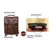 Men's Vintage Rare Find Leather Messenger Shoulder Laptop Bag Briefcase