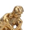 Gold Thinker Statue Resin Sculpture Thinker Figurine Gifts Thinker Sculpture  Office Decor