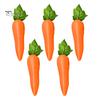 Simulated Carrot Decor Easter Artificial Faux Lifelike Simulation Foam Spring Fake Vegetables for Home Farm Party DIY Craft Table Decoration Vegetable