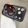 Transparent Magnetic Phone Case For iPhone 17 Air 16 15 14 13 12 11 Pro Max Plus Metal Lens Protection Shockproof Hard Cover
