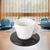 Aluminum Alloy Coffee Cup Mug Warmer Thermostatic Heating Plate Coaster Chinese Plug  Black