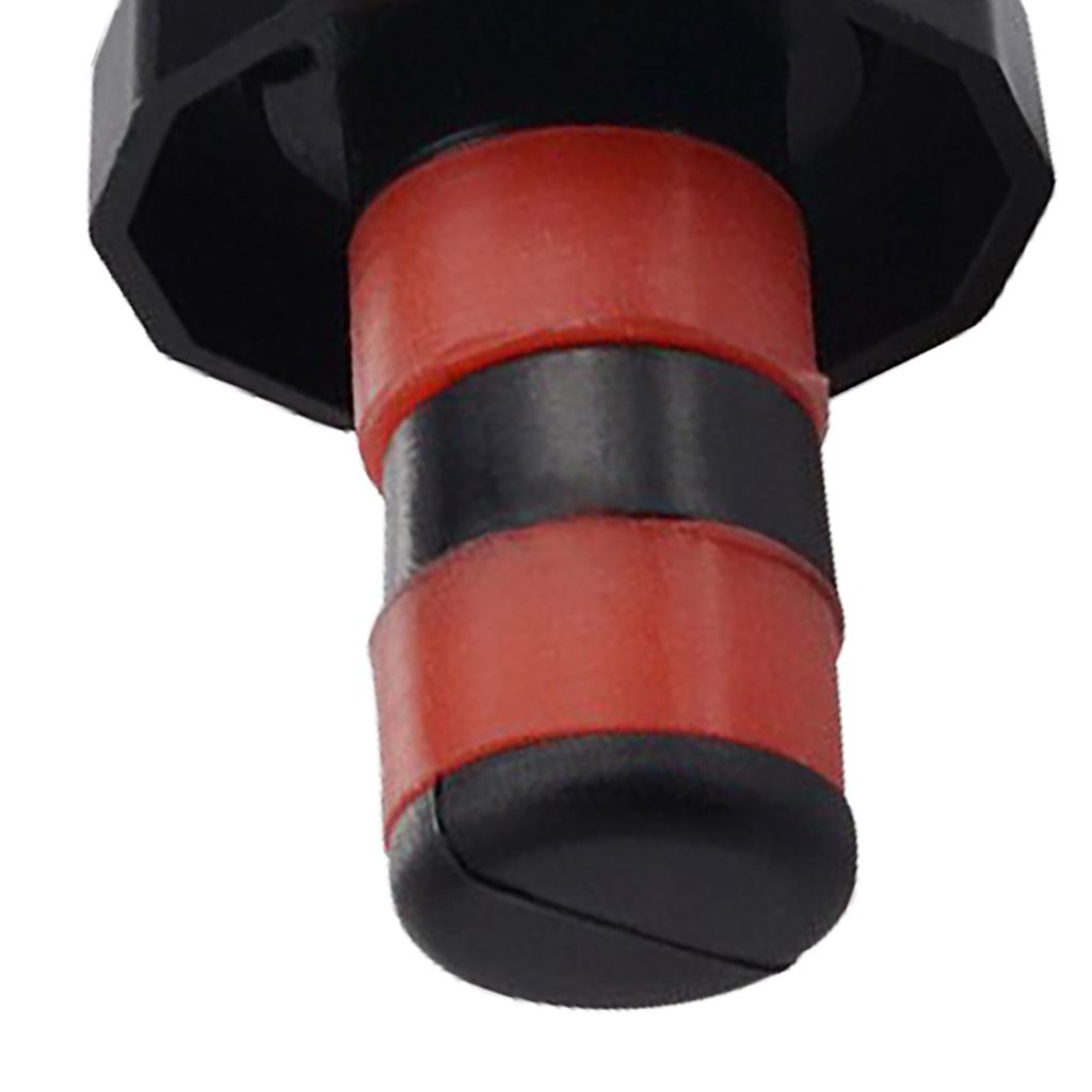 Wine Stopper Black Red Bottle Cork Silicone Tight Sealing Leakage Proof Vacuum Reusable Beverage Stopper