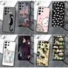 Cartoon Cute Cats Case For Samsung Galaxy S23 S22 Ultra S9 S10 Note 10 Plus Note 20 S21 Ultra S20 FE Phone Coque