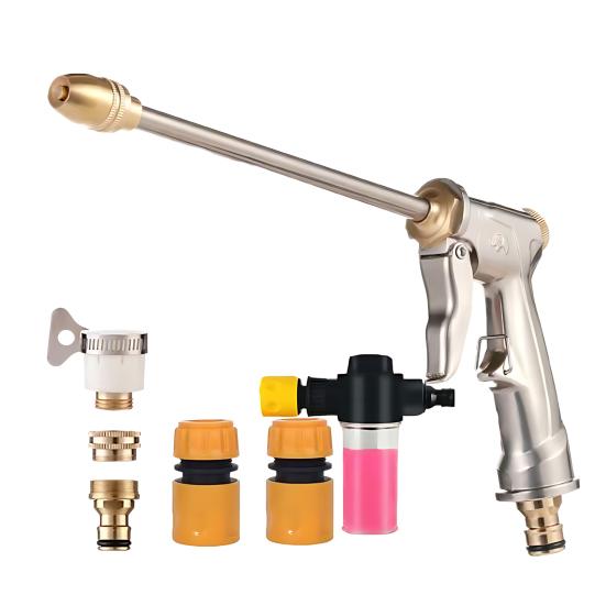 1 Set Car Washer Garden Hose Nozzle Sprayer Head High Pressure Portable Washer Outdoor Garden Pet Shower Car Washing Cleaning Tools