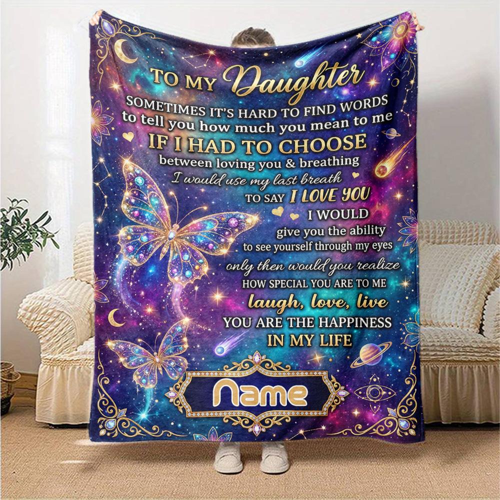 Love Moon Back Blanket Warmthful Decor Great For Sofa Couch Office Bed Picnics Four Seasons Multipurpose Digital Print Birthday Christmas Gift