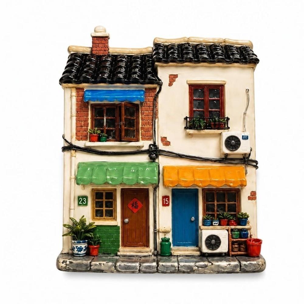 Cute Home Theme Refrigerator Magnet 3D Relief 3D Refrigerator Stickers Kitchen Decor