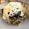 1 PC Automatic Folding Umbrella - Panda Pattern, Portable & Foldable Design with 8 Ribs, Christmas Birthday Gifts