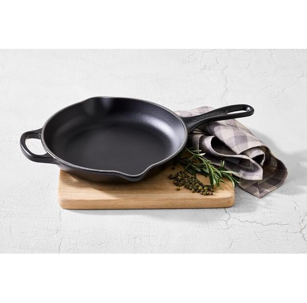 Сковорода Le Creuset Signature чугунная/сервировочная круглая 20 см черная (20182200000422)