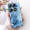 For Motorola Signature 2026 Case Popular Flower Marble Painted Cover Soft Silicone Black Phone Shell For Moto X70 Air Pro Fundas