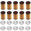 10Pcs Oil Filter A6511800109 For Mercedes Benz C Class W204 C204 2011 2012 2013 2014 C220 C250 CDI AT OM651