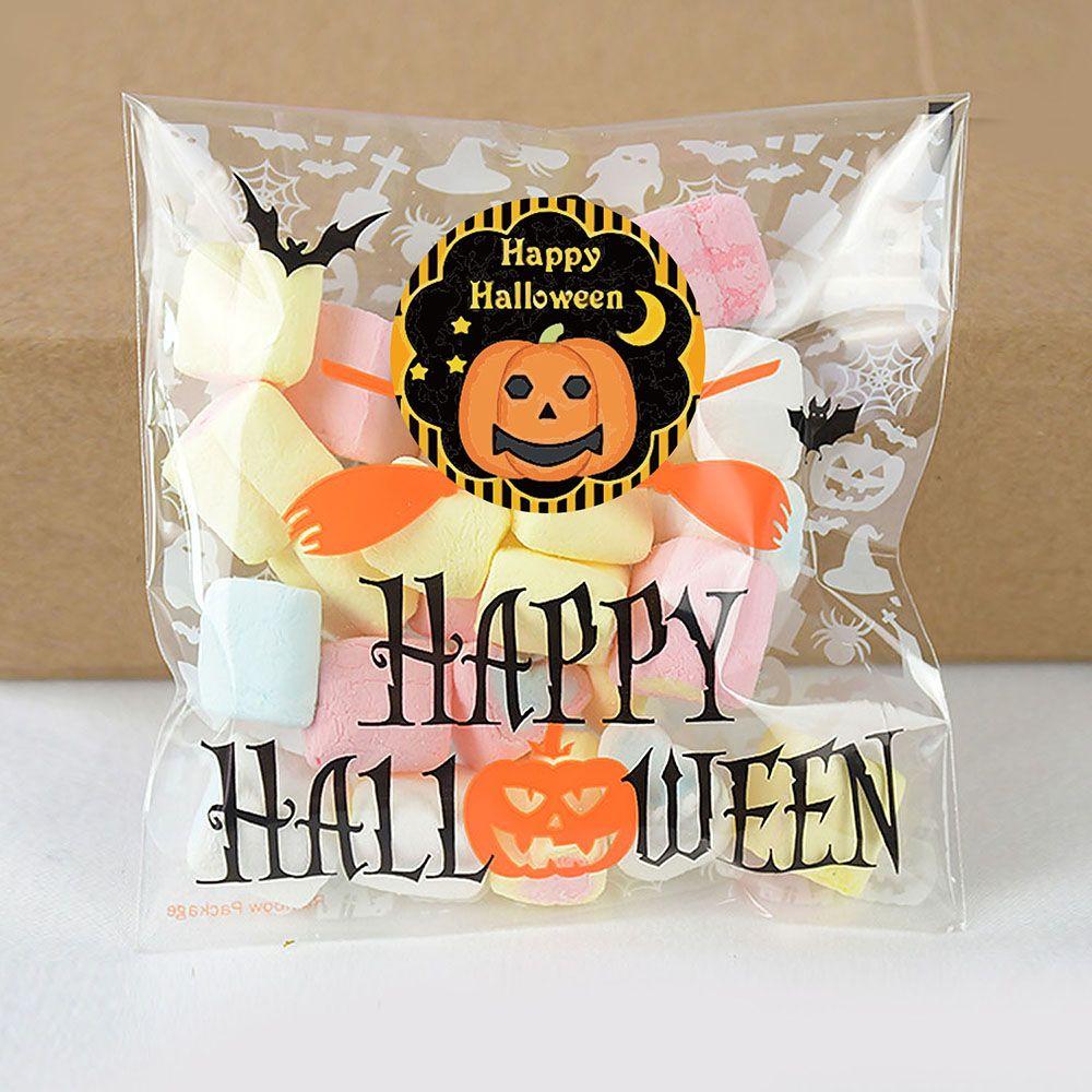 Label Gift Packaging Pumpkin Labels Stickers Halloween Sticker Paper Seal Labels Candy Bags Sticker