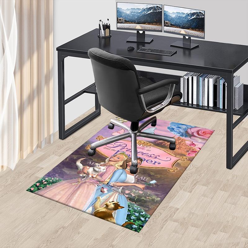 1ks princezna a žebrák Koberec Protiskluzová Polyesterová Podlahová Rohožka pro kancelář. Ložnici