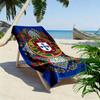 Portuguese Heritage Emblem Beach Towel Beach Towel for Vacation Photos Soft Absorbent Bath Towel Quick-drying Swim Towel Swim Beach