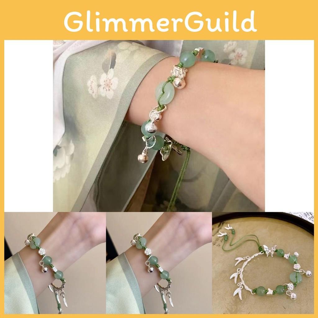 Geometric Alloy Chic Womens Bracelet With Bamboo And Butterfly 2024 Design