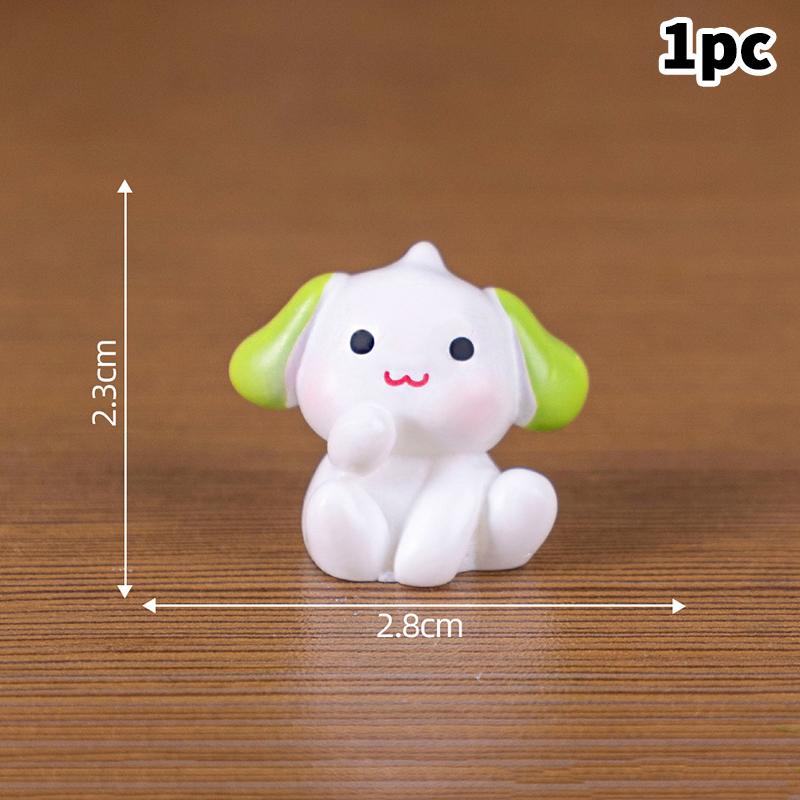 

Cute Puppy Figurine Resin Diy Crafts Micro Landscape Desktop Small Ornaments Statue Decoration Mini Animal Statue