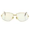 Used Cartier Vintage Maillon Panthre Metal Gold Sunglasses 1566 CARTIER