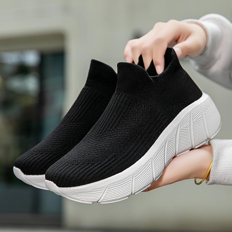 Damskie mokasyny loafersy casualowe wsuwane buty do chodzenia lato męskie wsuwki lekkie skarpetkowe buty dla matki duży rozmiar 35-45