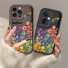 Colorful Rainbow Flowers Floral Printed Fashion Case Flexible Soft Silicone TPU Shell Full Back Cover for iPhone Samsung