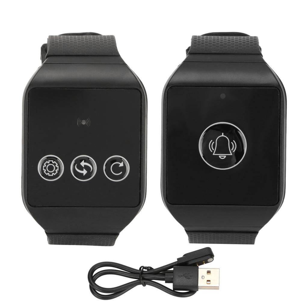 Wireless Watch Calling System RF Wireless Technology Rechargeable Battery Waterproof Nurse Calling
