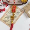 2027 Year Of The Sheep Pendant Zodiac Chinese New Year Car Decoration Red Gold Lucky Accessory Gift
