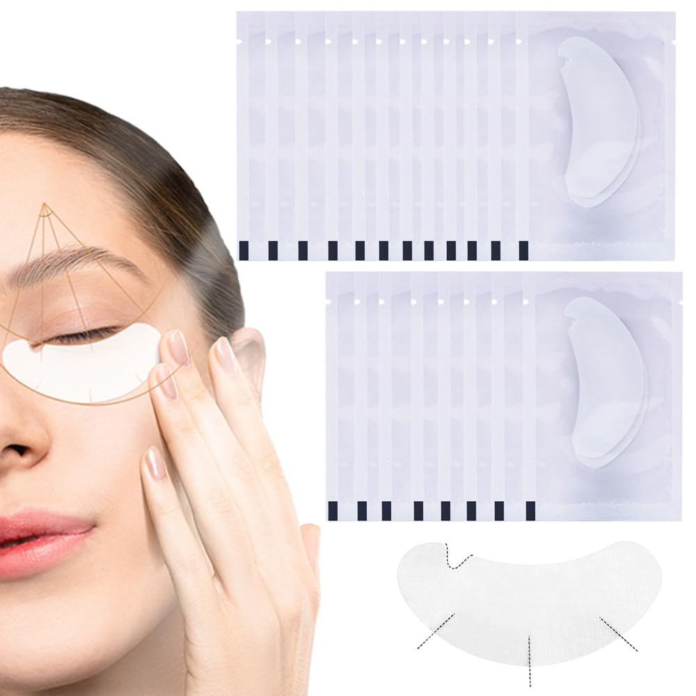 Eyelash Extension Eyelash 50 Pairs Eyelash Graft Eye Protection Cutout Lightweight and Highly Lower Eyelash Convenient and Easy To Suitable for