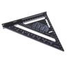 7/12inch Metric Aluminum Alloy Triangle Angle Ruler Protractor Woodworking Measurement Tool 30cm Quick Read Square Layout Gauge