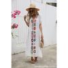 Hand Hook Dress, Slit Sexy Long Skirt, Long Robe, Beach Cover Skirt
