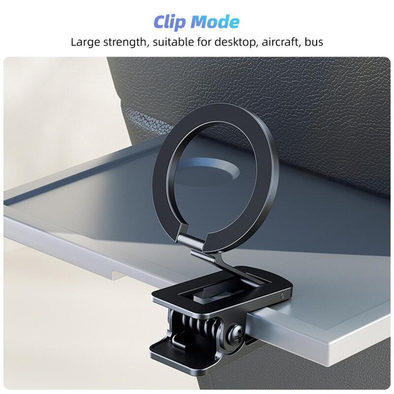 HdoorLink Magnetischer Armaturenbrett-Autotelefonhalter-Clip für MagSafe, Multifunktions-Magnet-Mobiltelefon-Halterung für Reisen, Flugzeug, Küche, Fitnessstudio