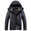 Winter Thickened Fleece Lined Windproof Cotton Coat Middle-aged Men Outdoor