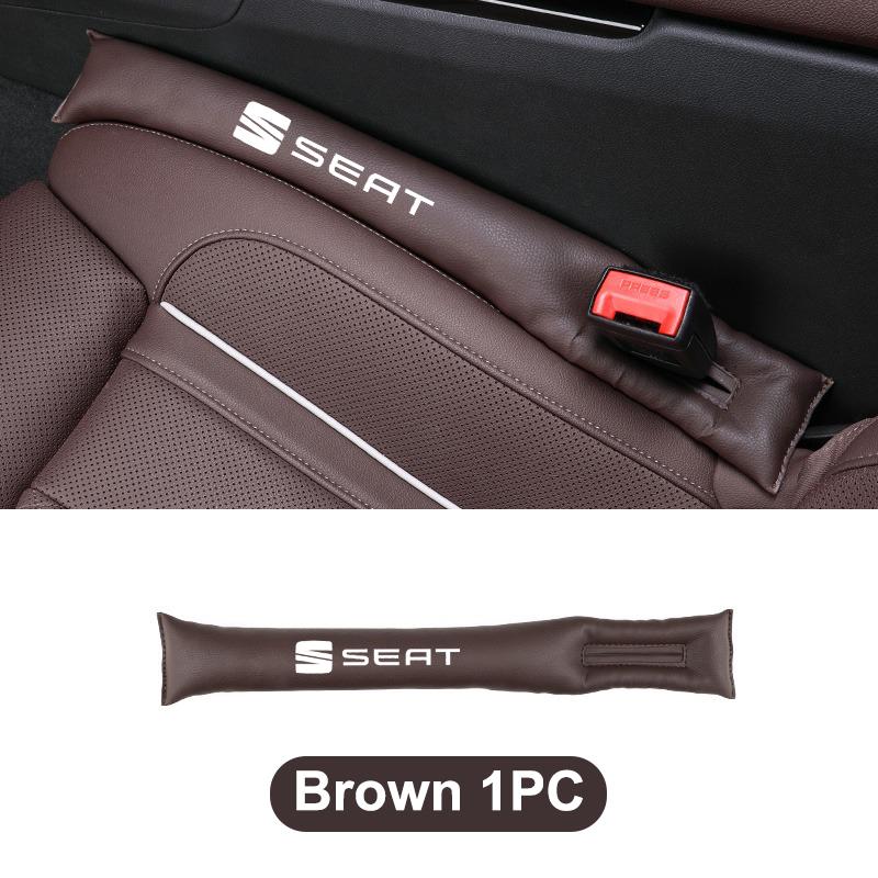 Car Seat Gap Filler Strip Leather Side Seam Leak-proof Storage Plug For SEAT Toledo Leon Exeo Mk3 Mk2 Ateca Altea Bolero SalsaHJU6 HGD6S