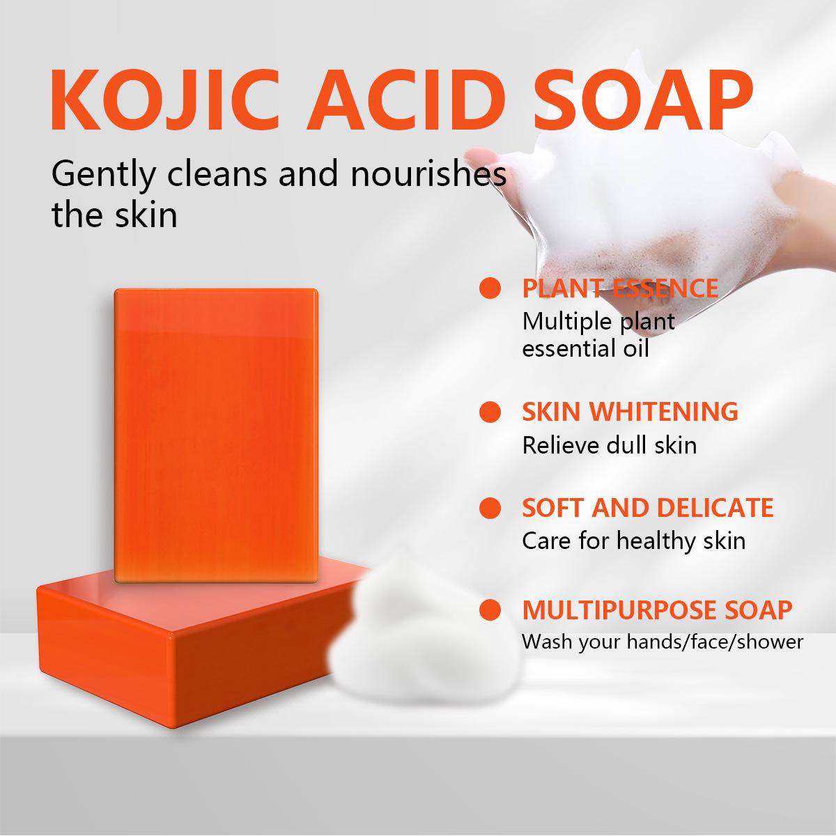 

Zilin Papaya Essential Oil Kojic Acid Handmade Soap